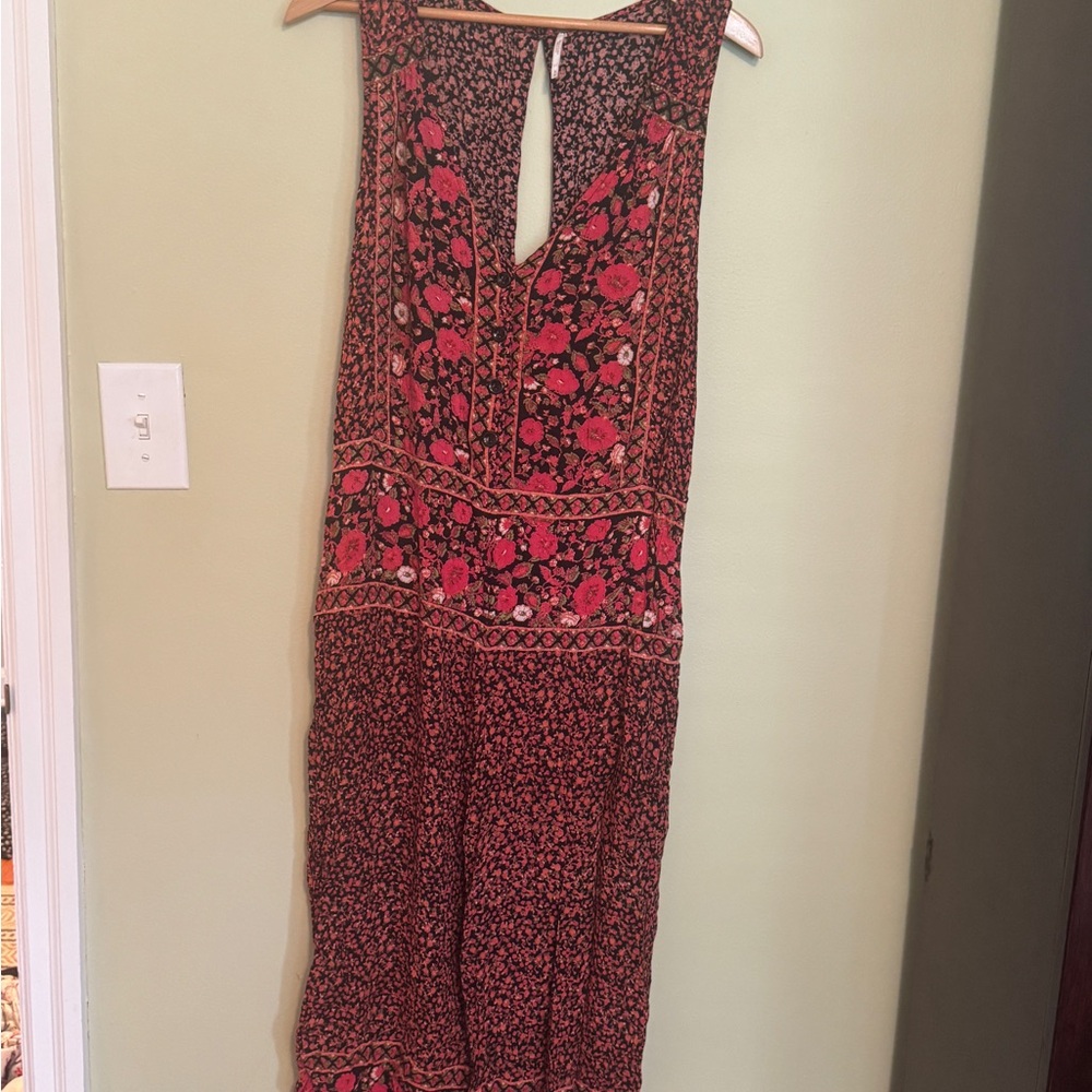 Free People Floral Sleeveless Jumper